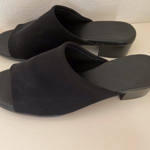 Alex Marie  Larina ,women's black slide sandals